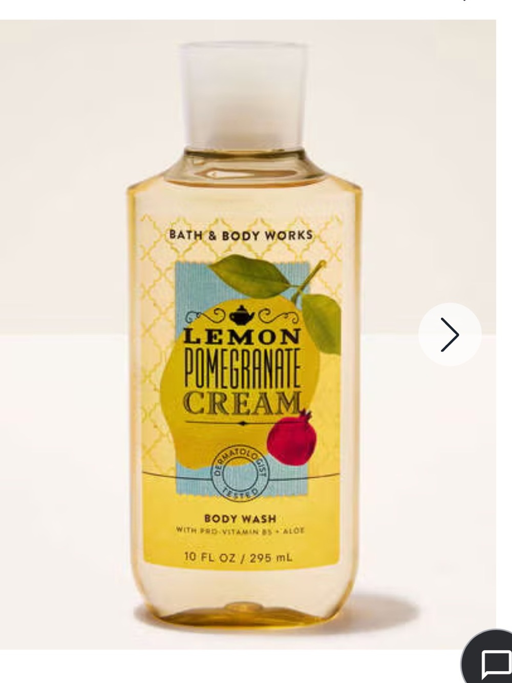 🍋 BBW Lemon Pomegranate Cream Body Wash NEW